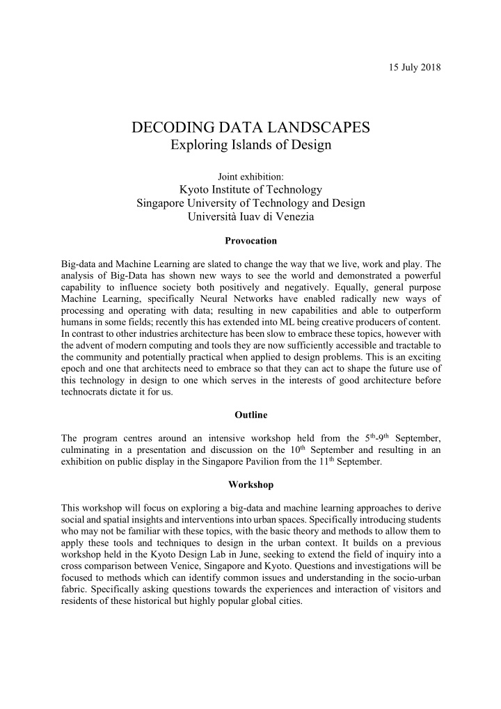 decoding data landscapes