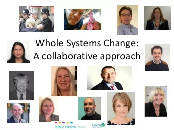 A collaborative approach  Exeter  Mental Health Team  RISE  SHOT  Gabriel House  Current Service