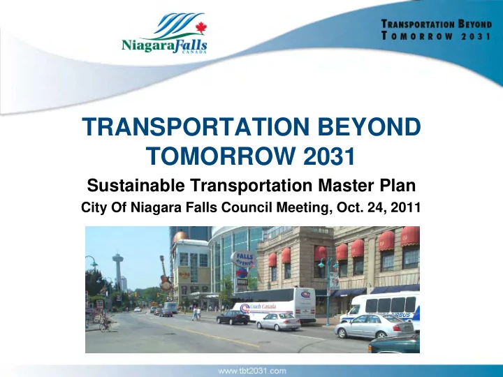 transportation beyond tomorrow 2031