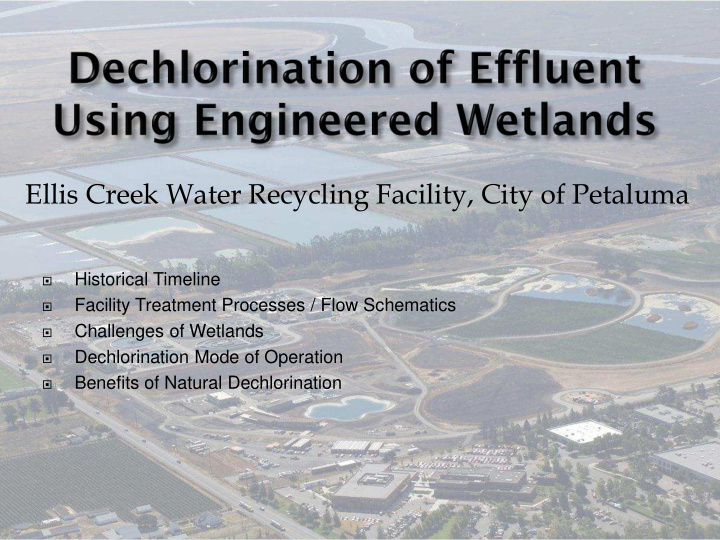 ellis creek water recycling facility city of petaluma