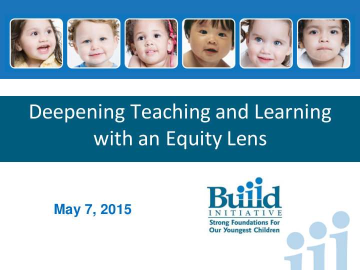 deepening teaching and learning with an equity lens