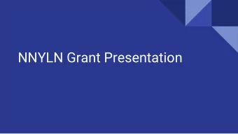 NNYLN Grant Presentation  Ethical Considerations When Budgeting  Use facts and data in decisions