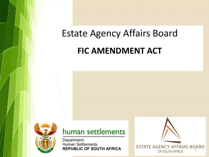 estate agency affairs board