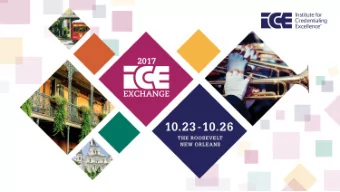 Legal considerations when  credentialing programs are  interpreted as employment tests  Chad