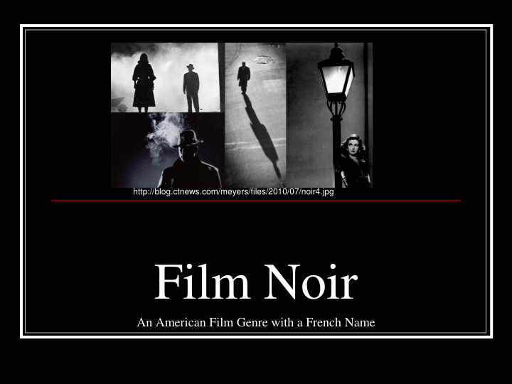 film noir
