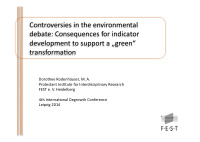 controversies in the environmental debate consequences