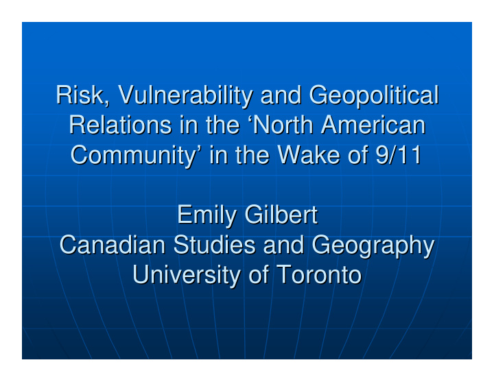 risk vulnerability and geopolitical risk vulnerability