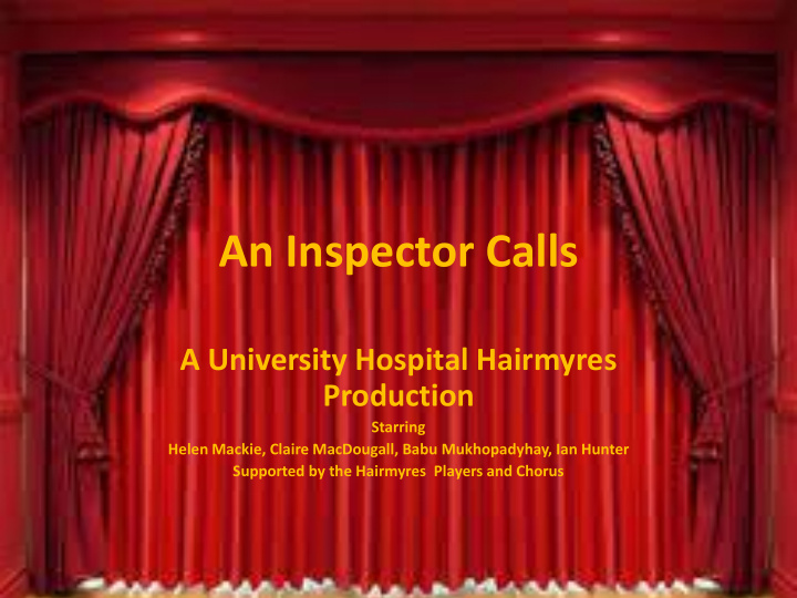 an inspector calls