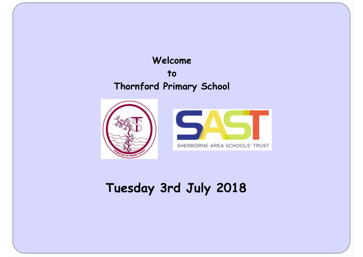 tuesday 3rd july 2018 agenda