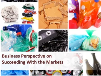 Markets go UP  Markets go DOWN  Succeeding With the Markets  Atlantic Coast Recycling