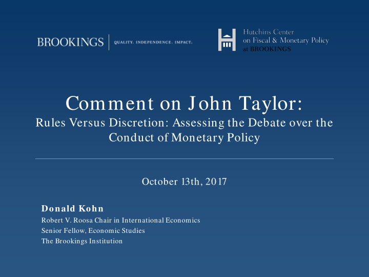 comment on john taylor