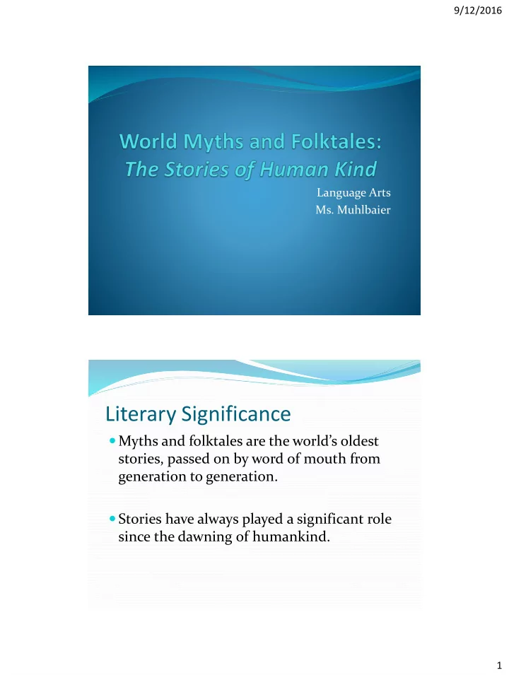 literary significance