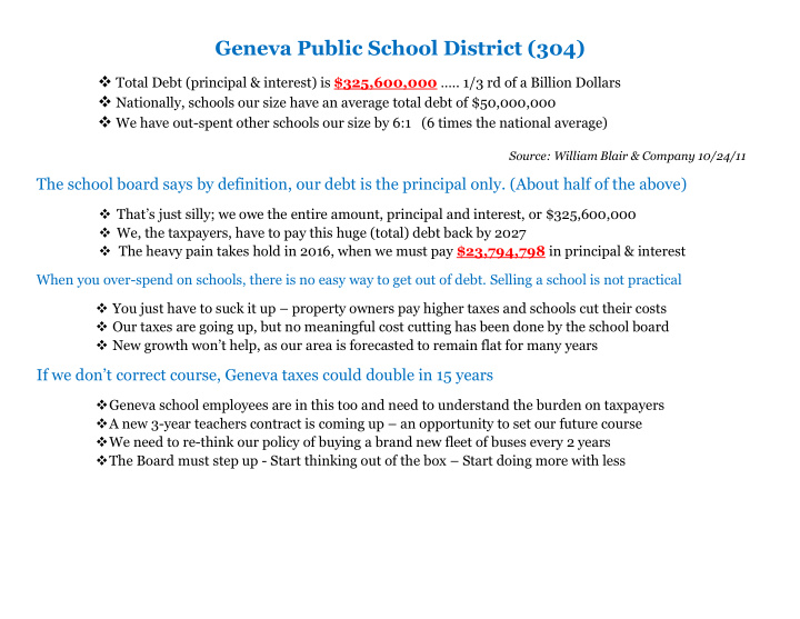 geneva public school district 304