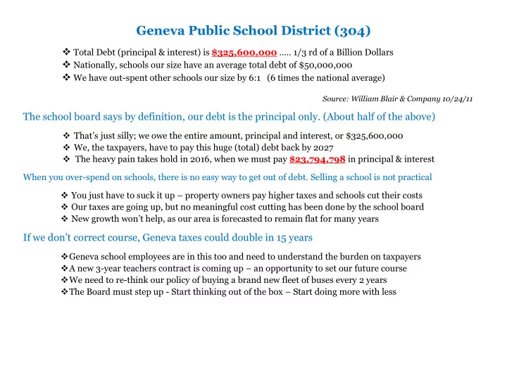 geneva public school district 304