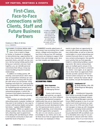 T  HANKS TO SOCIAL MEDIA AND COMMERCE recently asked many of  events to give them an opportunity to