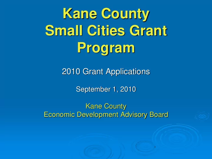 kane county