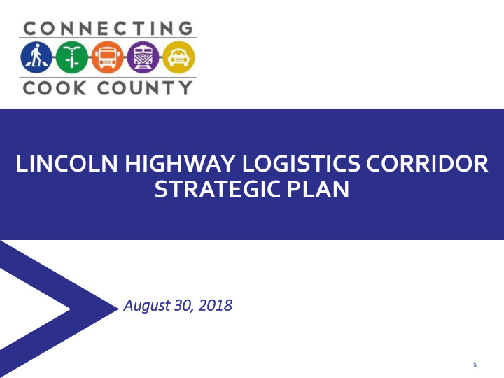lincoln highway logistics corridor strategic plan