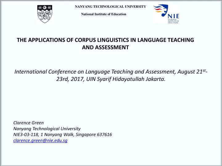 international conference on language teaching and