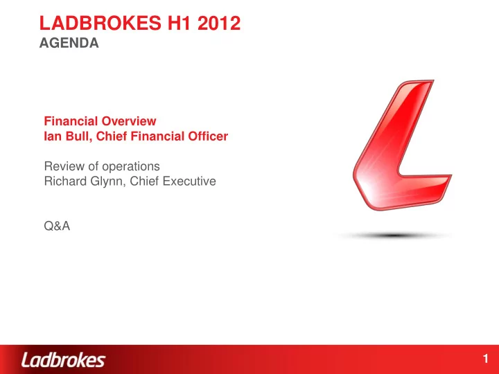 ladbrokes h1 2012