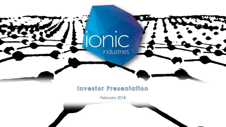 february 2018 disclaimer