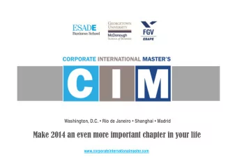 Make 2014 an even more important chapter in your life  www.corporateinternationalmaster.com