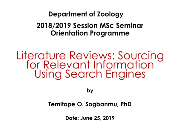 literature reviews sourcing