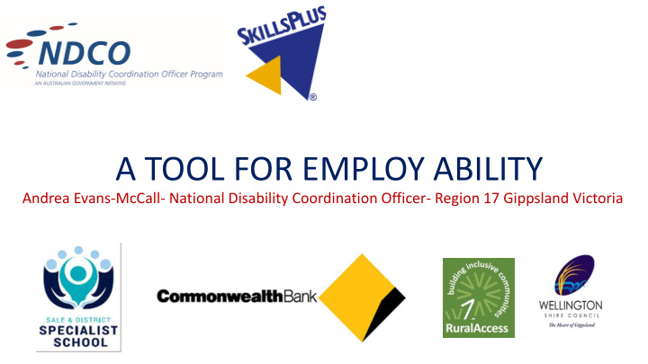 a tool for employ ability