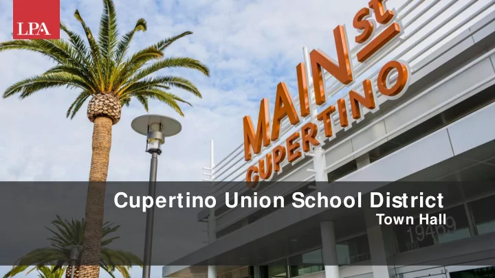 cupertino union school district