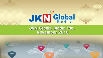 JK  JKN  N Gl  Global  obal Me  Medi  dia  a Plc.  Oc  October  ober 2018 18  Disclaimer The