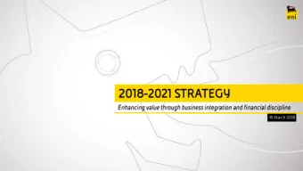 Disclaimer  This document contains forward-looking statements regarding future events and the