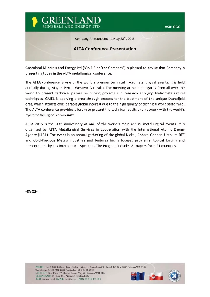 alta conf a ference pr resentatio on