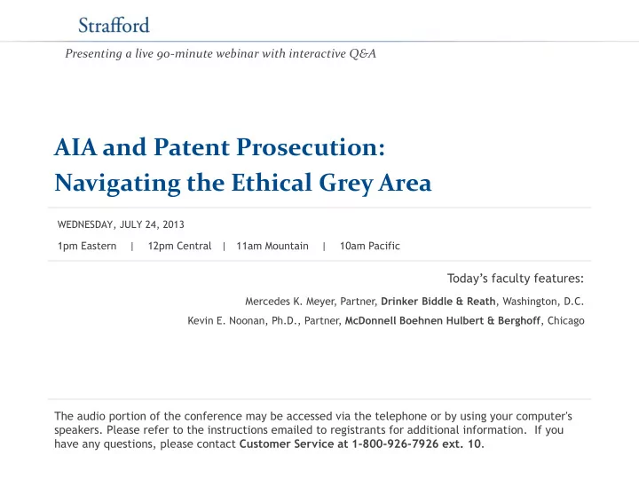 aia and patent prosecution navigating the ethical grey