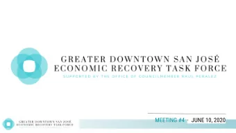 MEETING #4   JUNE 10, 2020  ROLL CALL  Arts &amp; Special Events  Personal Care  Bre  Brendan