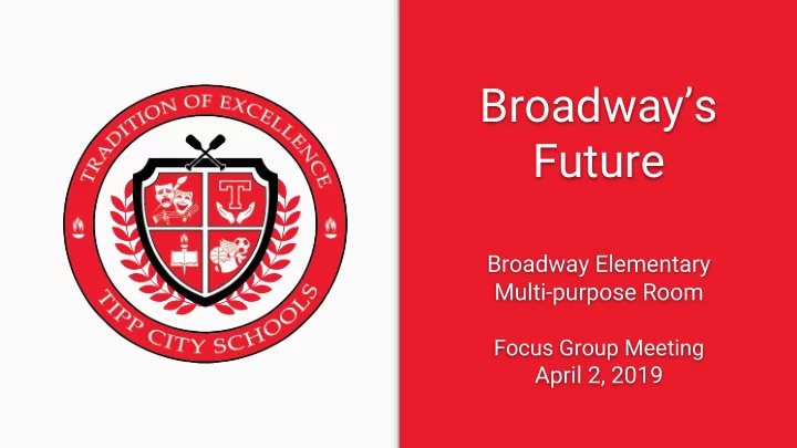 broadway s future