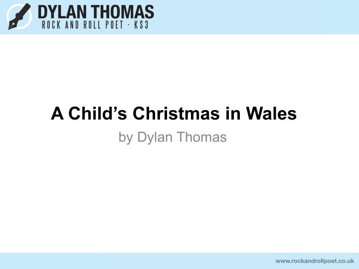 a child s christmas in wales