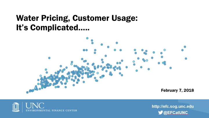 water pricing customer usage it s complicated