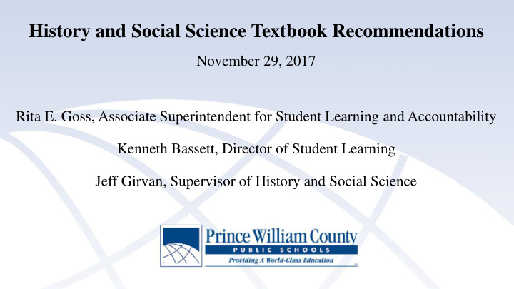 history and social science textbook recommendations