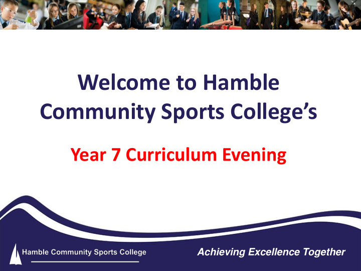 welcome to hamble community sports college s