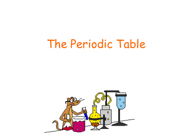 the periodic table true or false