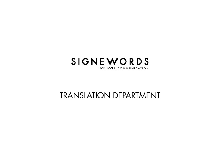translation department language proofreading editing