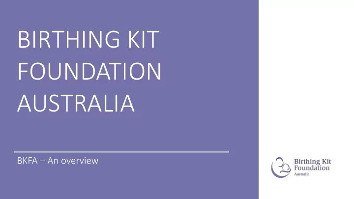 foundation australia