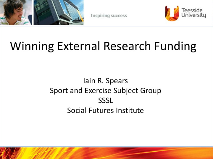 winning external research funding