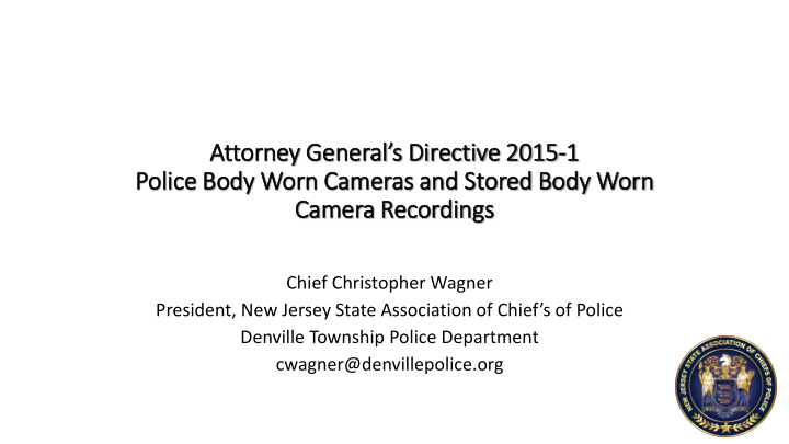 attorney general s d direct ctive 2 2015 1 police body w