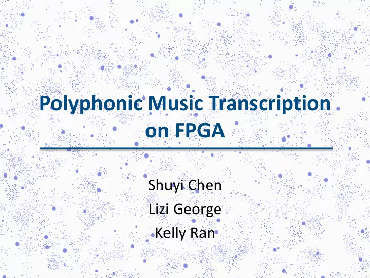 on fpga
