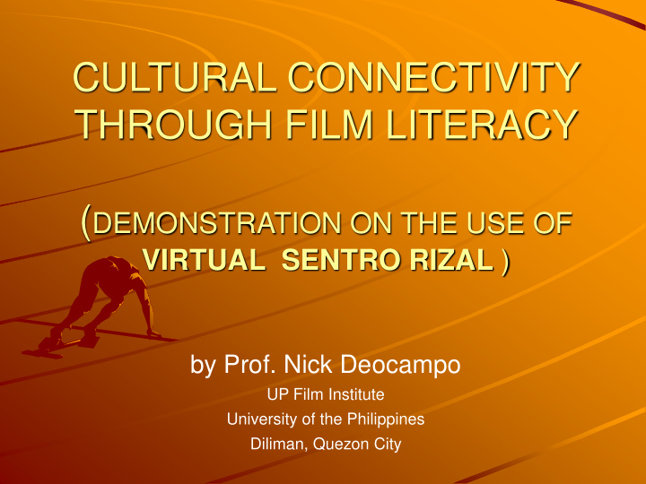 cultural connectivity through film literacy