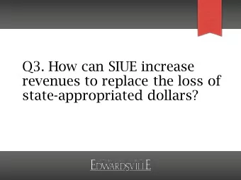 state-appropriated dollars?  Absolute Decline in State Funding  State  Appropri  priations  ns