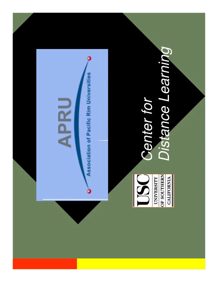 distance learning center for