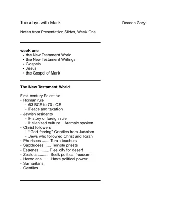 Political Situation under Rome: Palestine  Herod the Great  374 BCE  Idumean (from