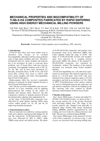 MECHANICAL PROPERTIES AND BIOCOMPATIBILITY OF  Ti-Nb-X-HA COMPOSITES FABRICATED BY RAPID SINTERING