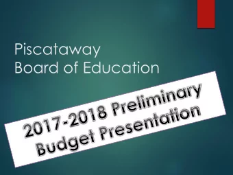 Piscataway  Board of Education  State Aid History  2009-10  $16,802,641  2010-11  $11,974,697
